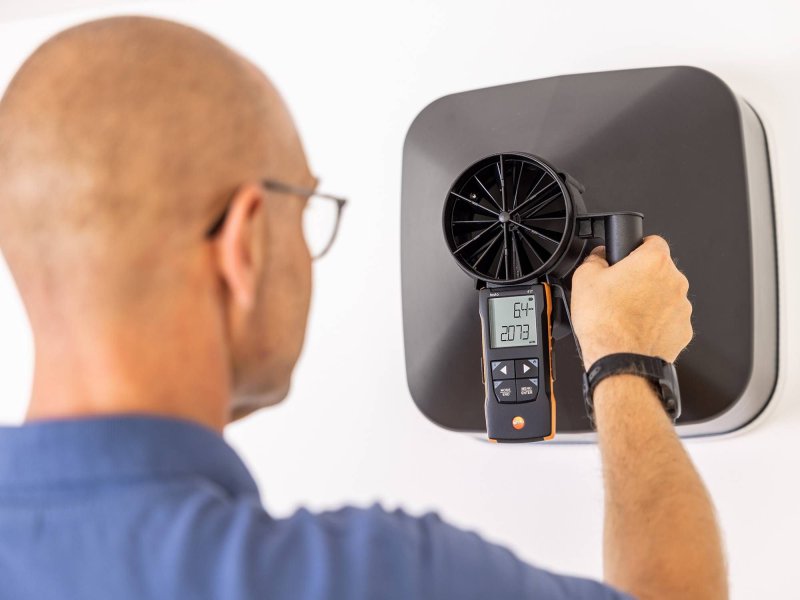 Testo 417 - Vrtuľkový anemometer 100 mm vrtuľka